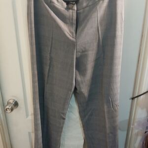 Gray Tailored Women's Dress Pants